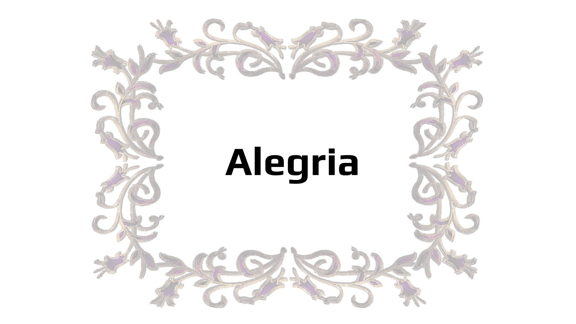 Nombres que significan Alegre