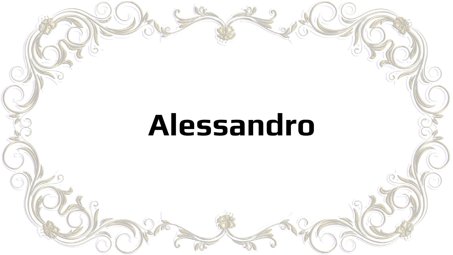 Nombres que significan Alejandro