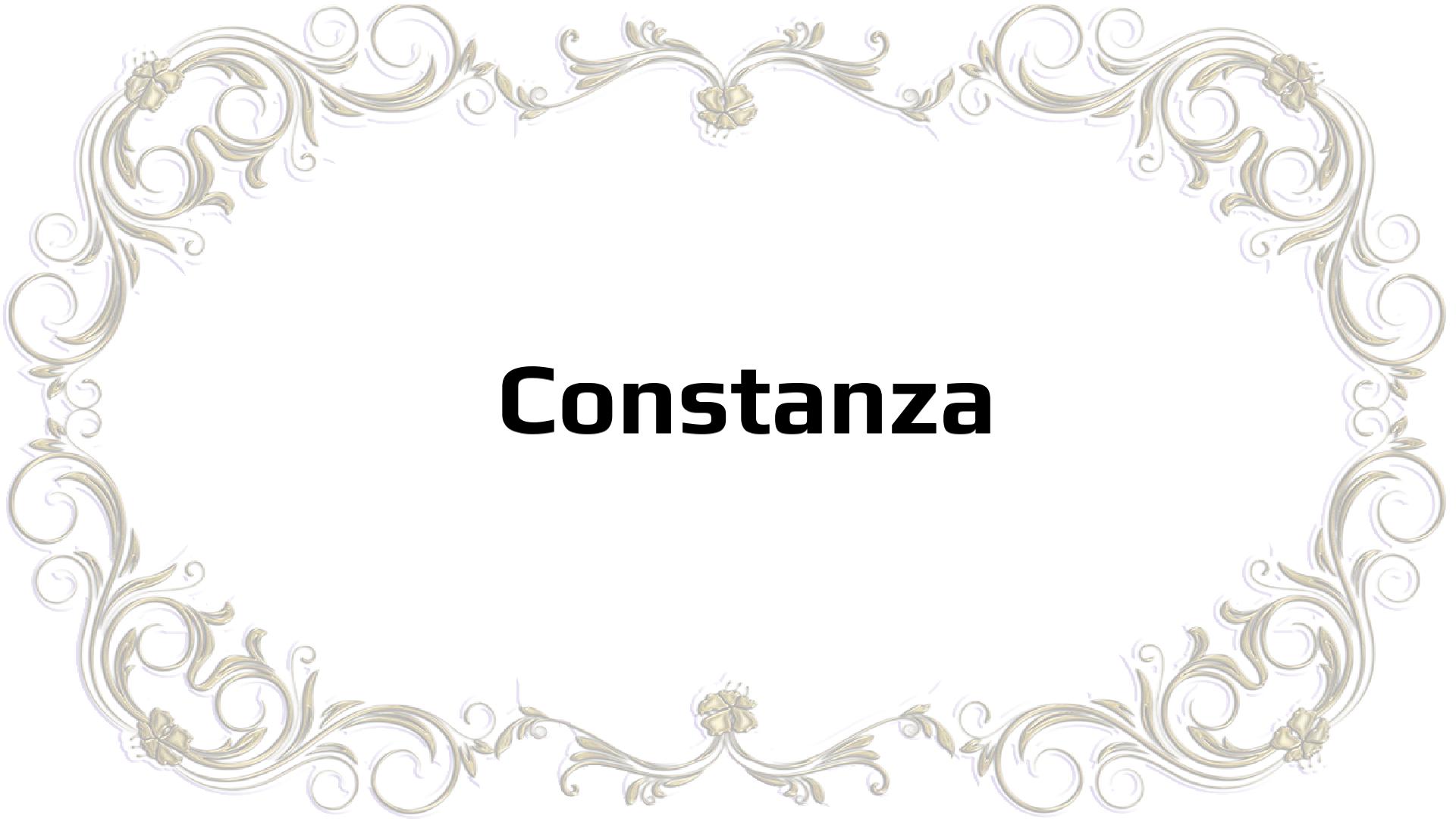 Nombres que significan Constante