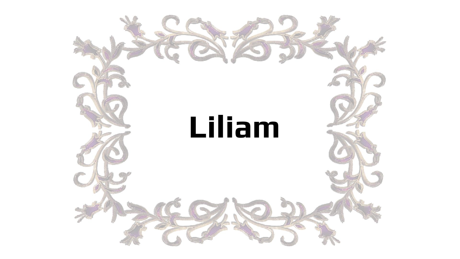 Nombres que significan Liliana