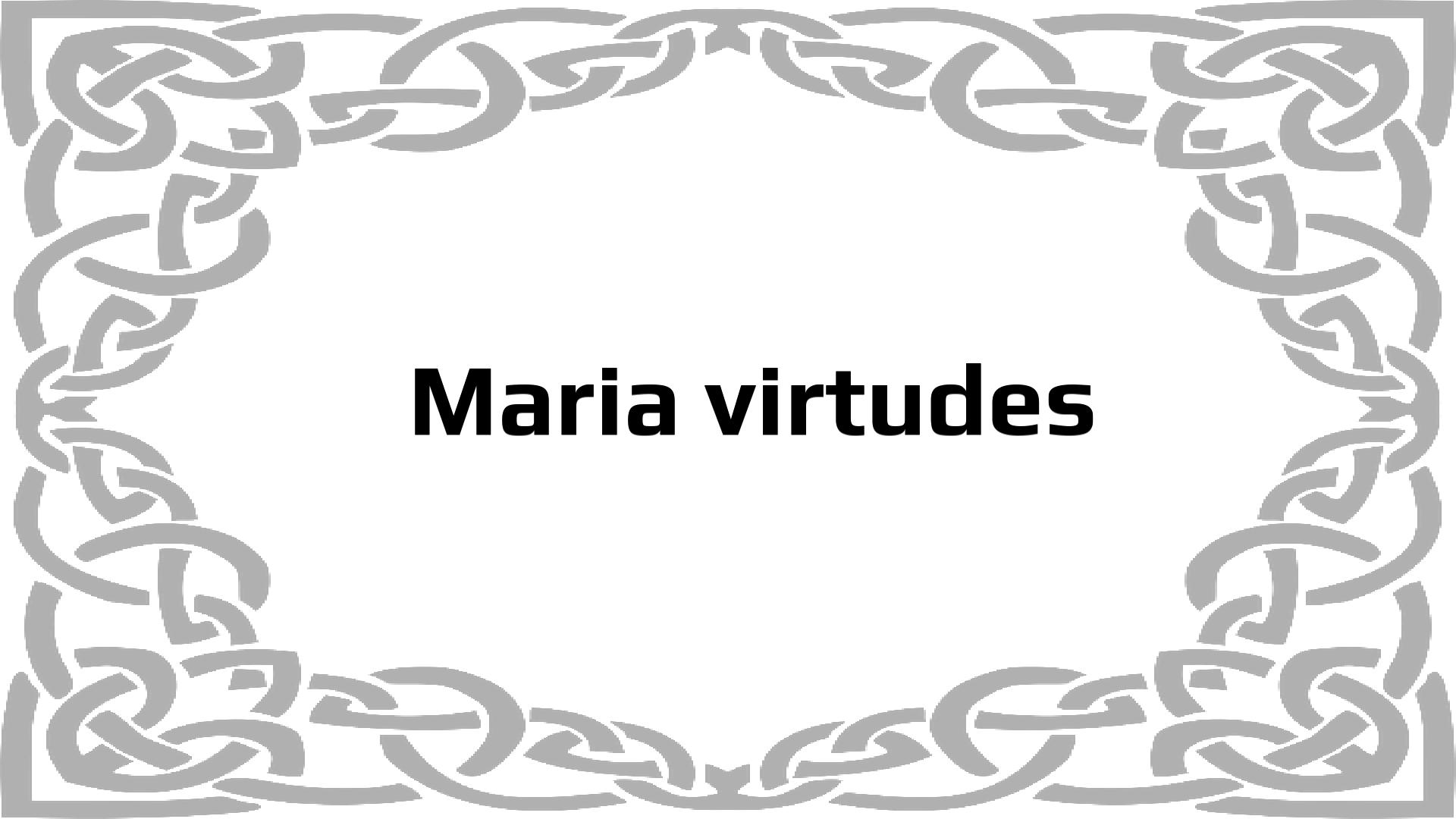 Nombres que significan Virtudes