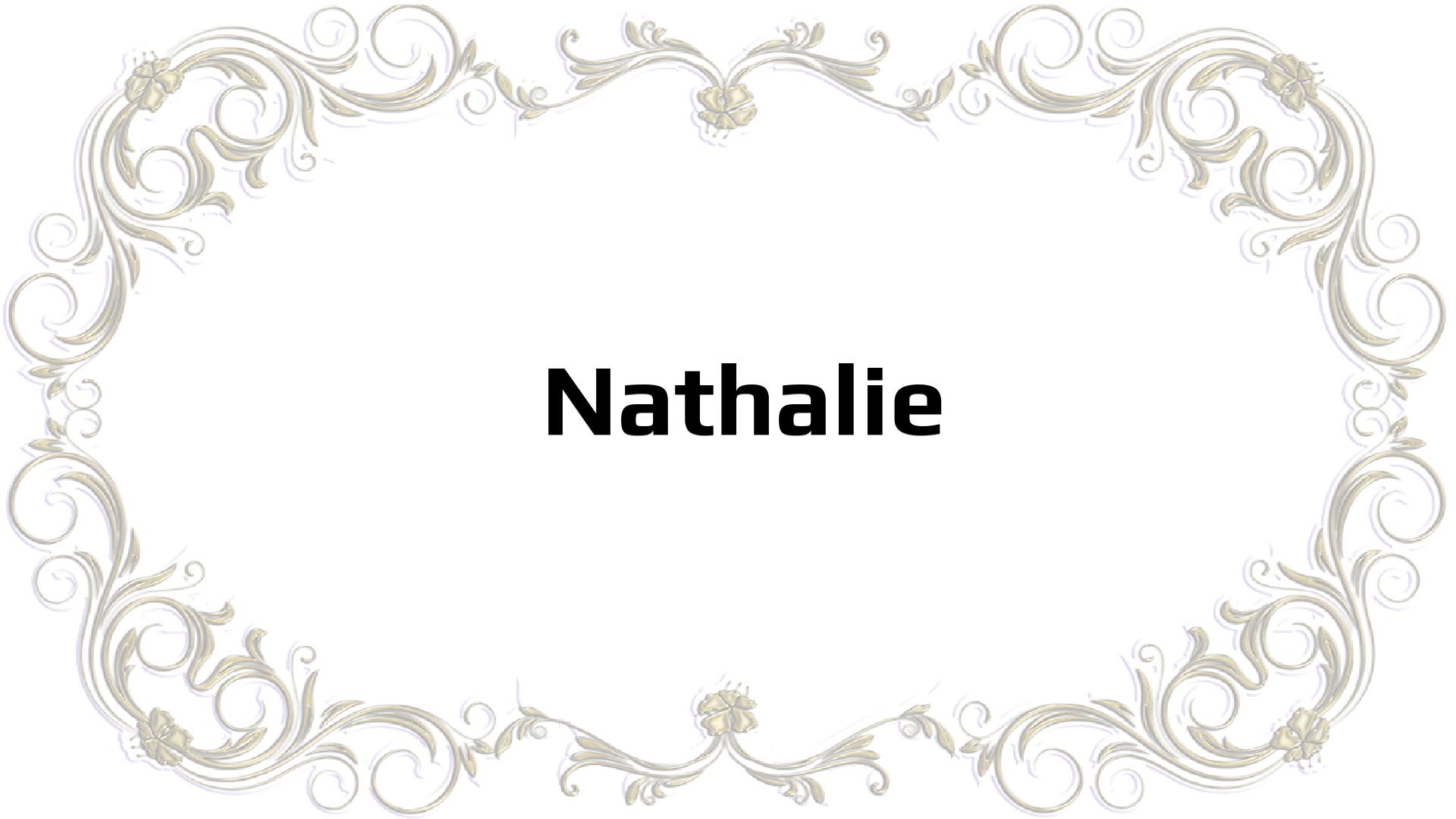 Nombres que significan Natalia