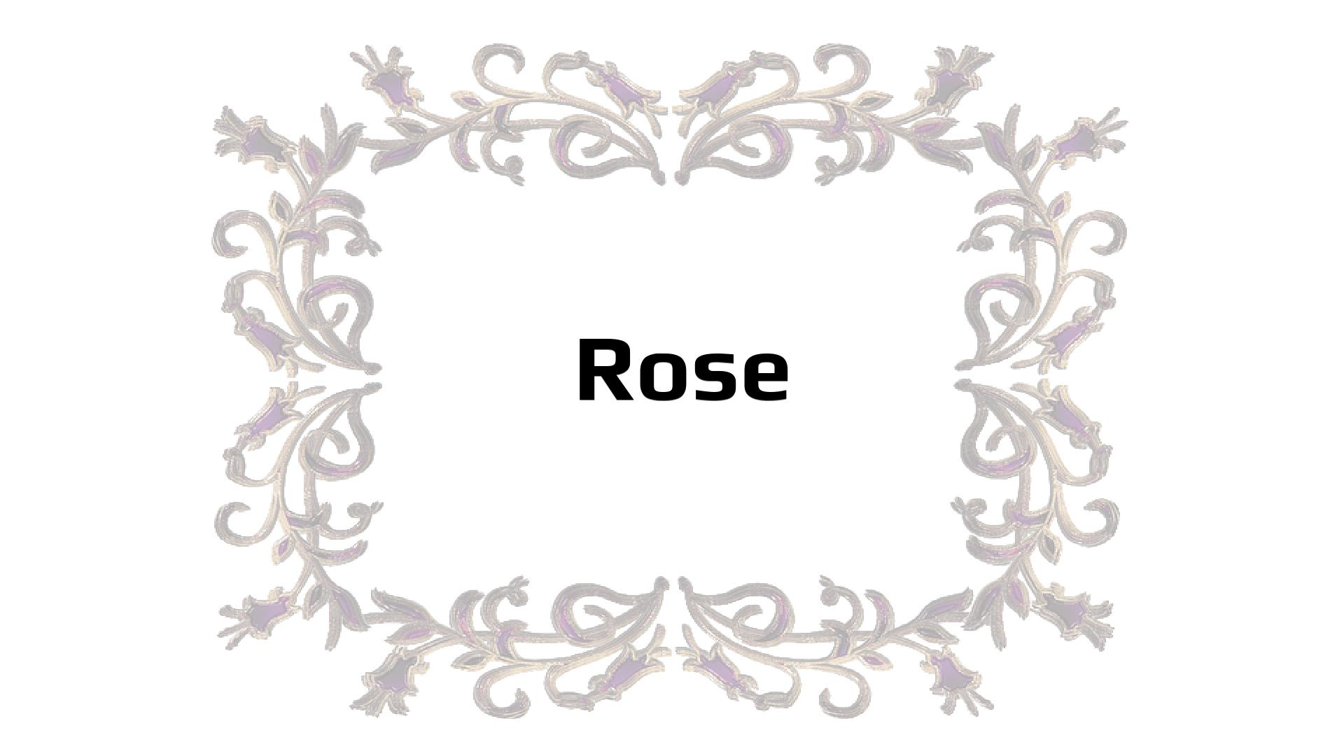 Nombres que significan Rosa