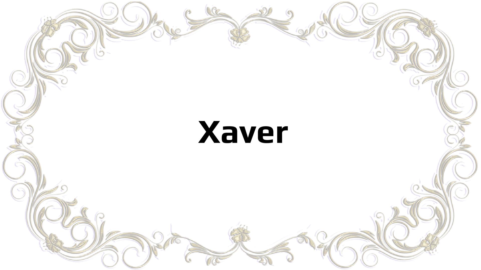 Nombres que significan Javier