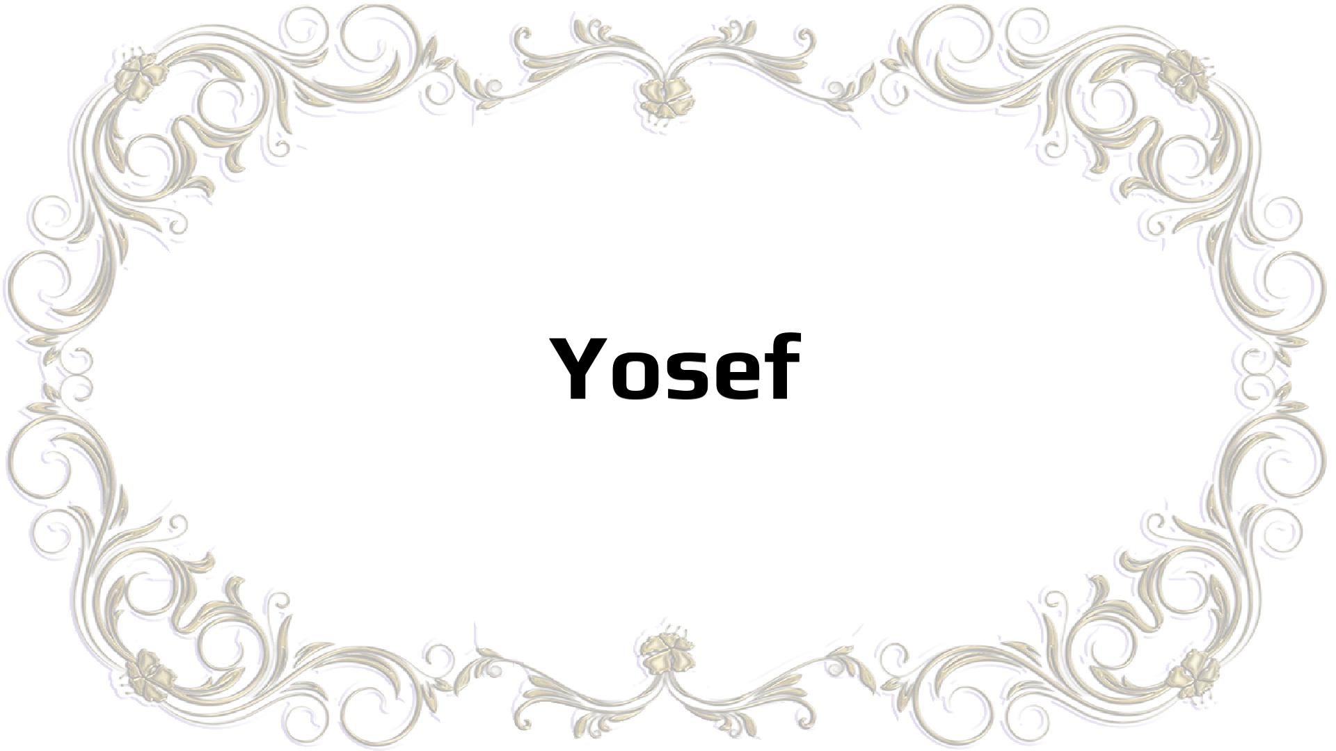 Nombres que significan Jose